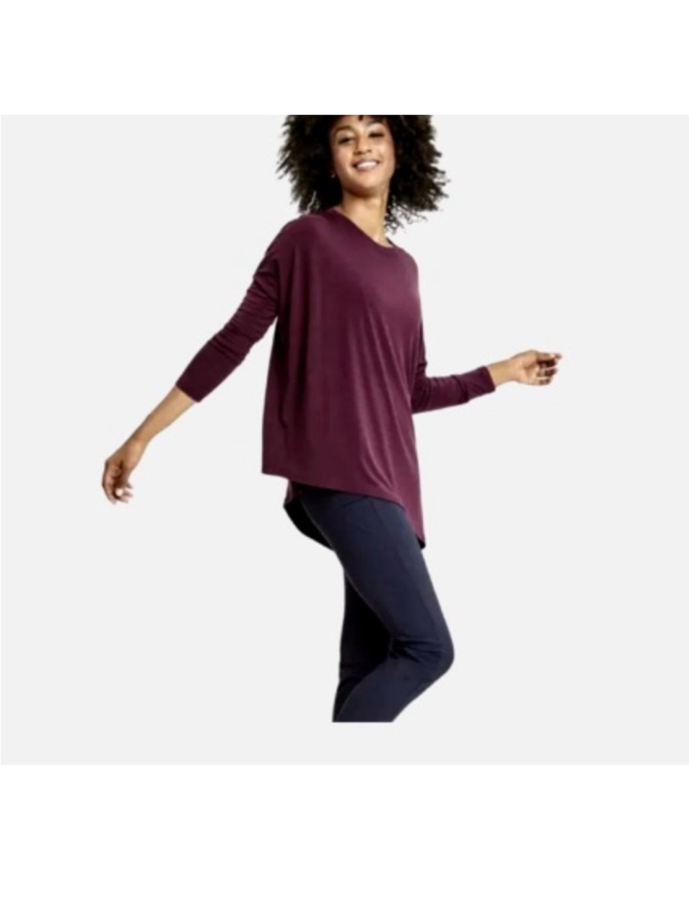 Athleta Cloud-light AsymmetricalLong Sleeve Shirt